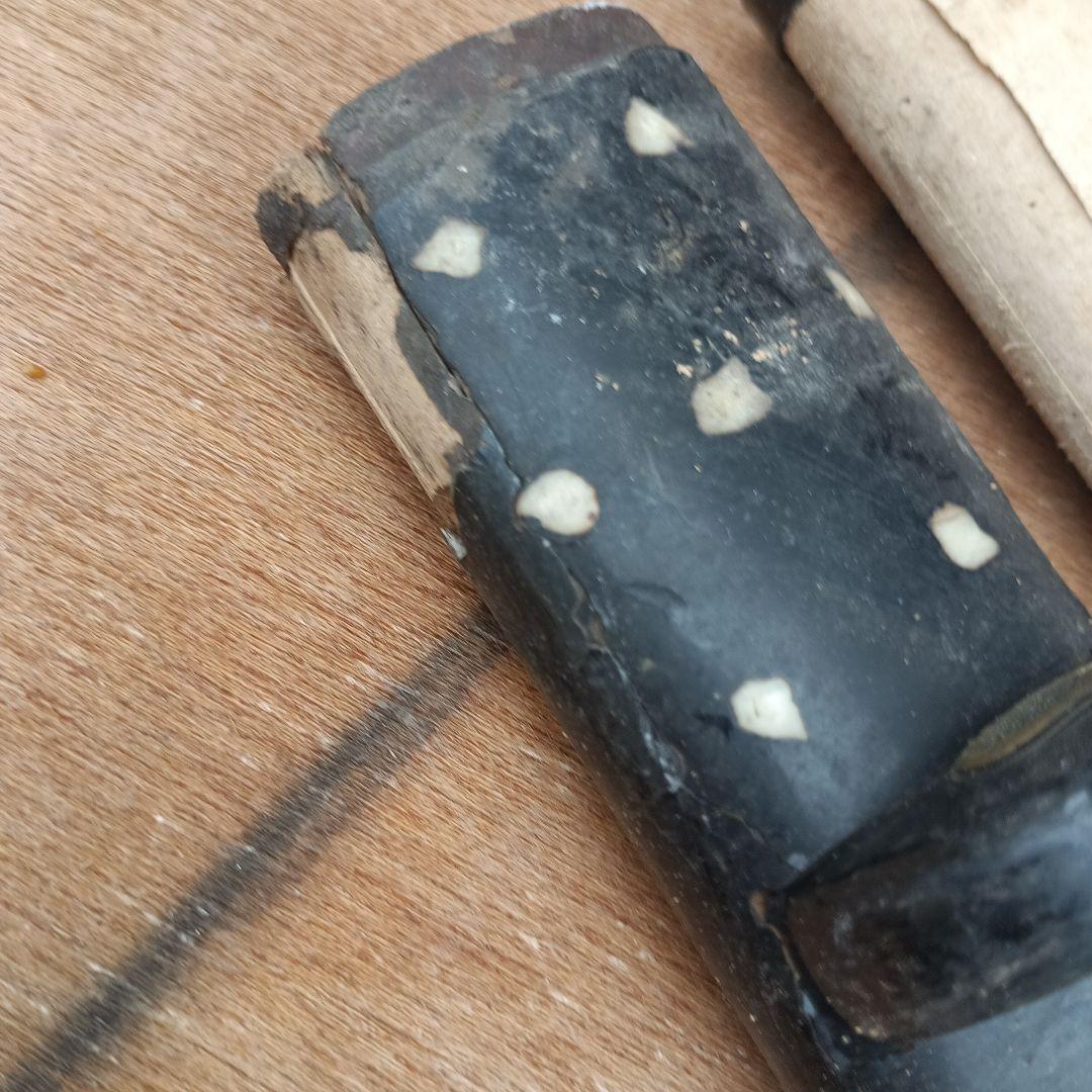 4072)刀の鞘　他部品　まとめて　鮫皮？