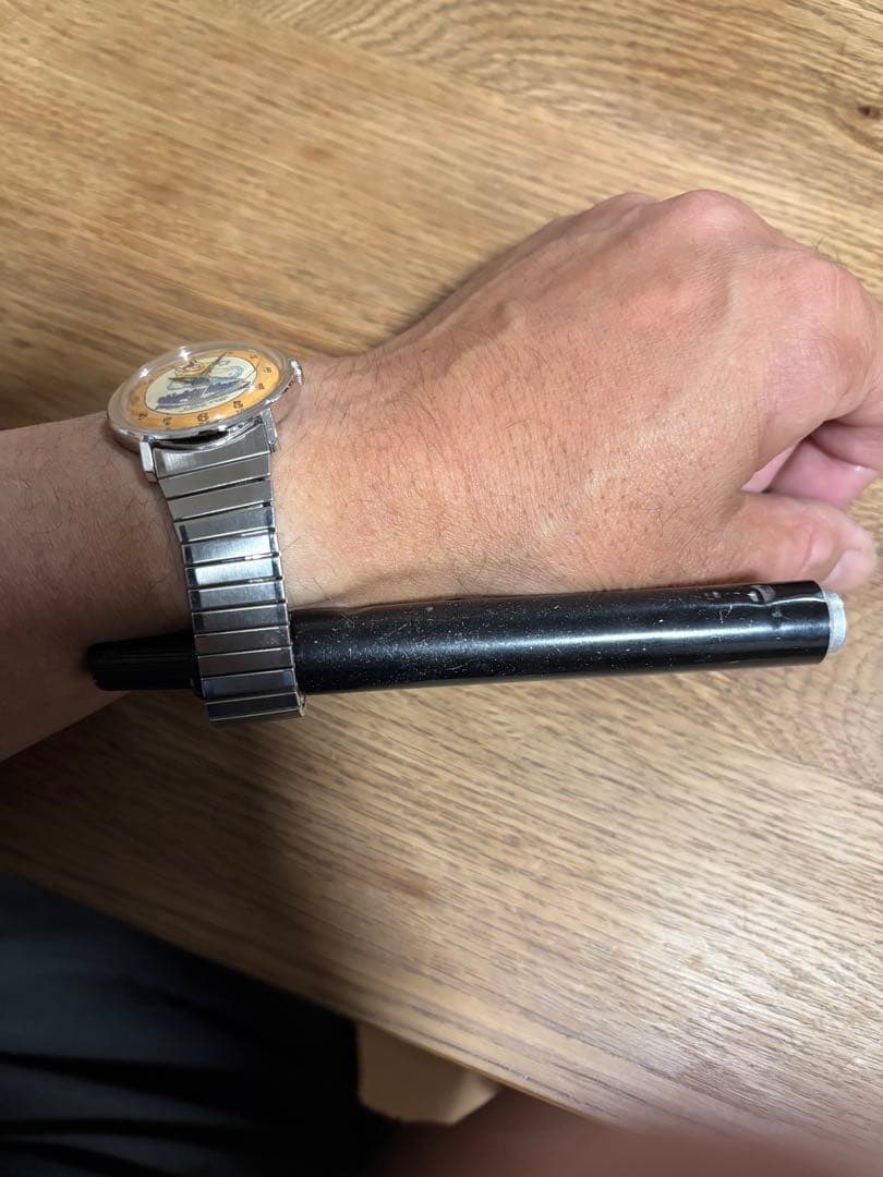 【レトロ・希少ビンテージ、稼働中】MODERNO マイティマウス 手巻き 腕時計