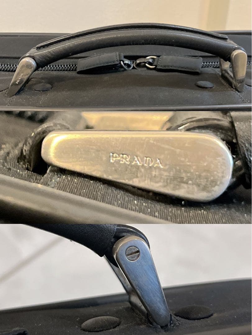 PRADA ビジネスバッグ 2way ショルダーバッグ ブラック ナイロン