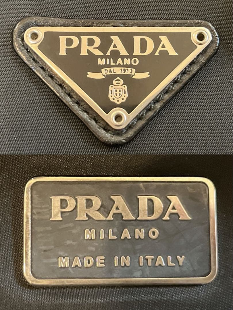 PRADA ビジネスバッグ 2way ショルダーバッグ ブラック ナイロン