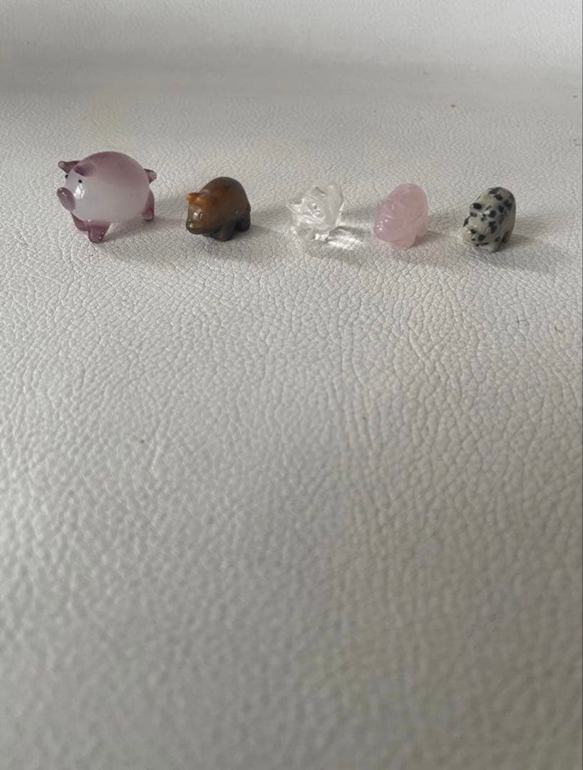 ガラス細工 ミニチュア 天然石 計41点 縁起物 小樽 北一ガラス 函館