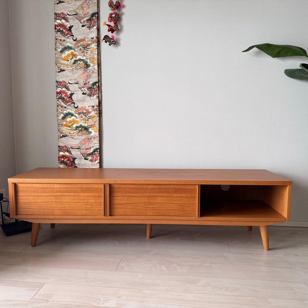 稀少 unicoウニコ テレビボード AVボード ナチュラル w1600