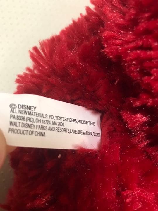 希少☆海外2003バレンタイン限定☆赤ダッフィーディズニーベア - メルカリ