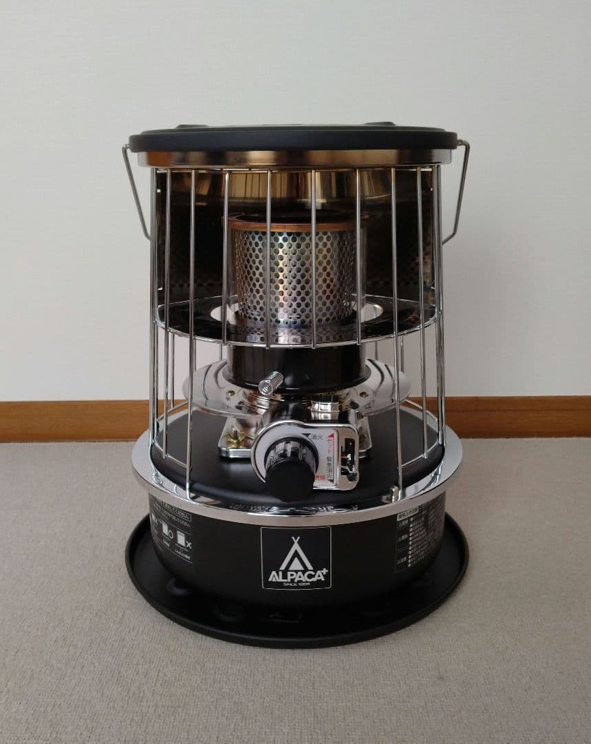 アルパカストーブ TS-77 専用バッグ＋反射板＋五徳付 黒 小型石油ストーブ アルパカストーブ TS-77 専用バッグ＋反射板＋五徳付 黒 小型石油