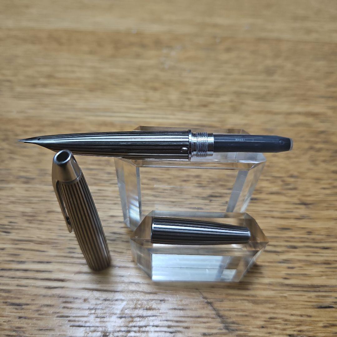 幻の希少品】 PILOT ミュー ストライプ 廃盤 蝕刻 ヴィンテージ 超美品