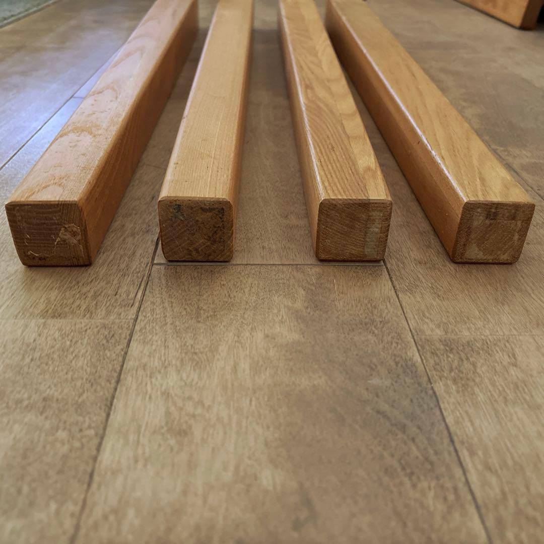 無印良品　ダイニングテーブル　タモ材　140×80×72㎝