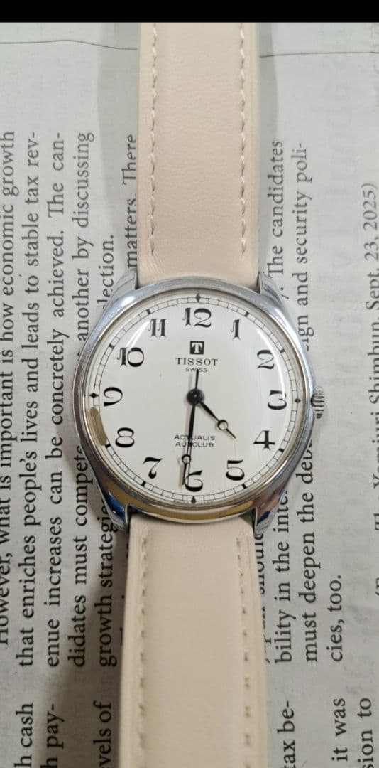 レア 美品 TISSOT ACTUALIS AUTOLUB 手巻き時計