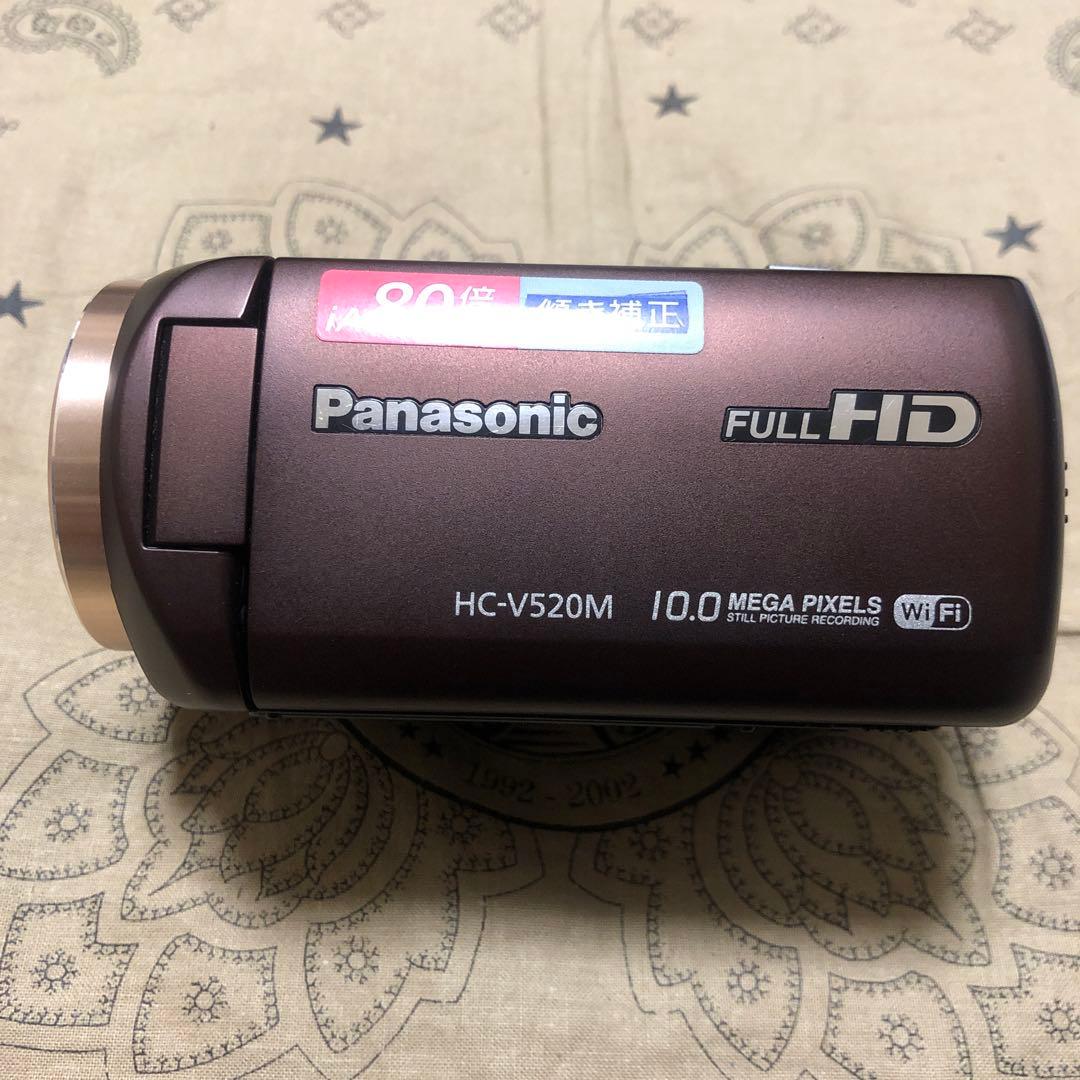 美品 Panasonic HC-V520M Wi-Fi搭載 ビデオカメラ
