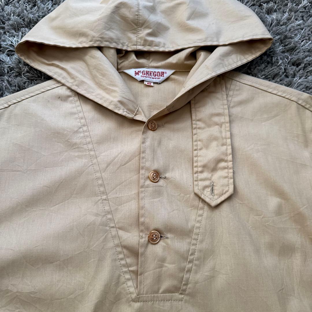 美品　60s McGREGOR ヴィンテージ　アノラックパーカー　ポプリン