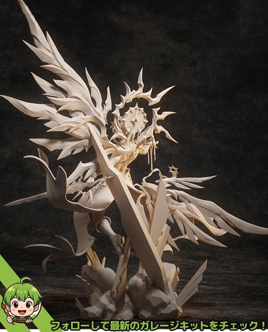 36CM　未塗装 未組立　フィギュア　ガレージキット　白厄　崩壊：スターレイル