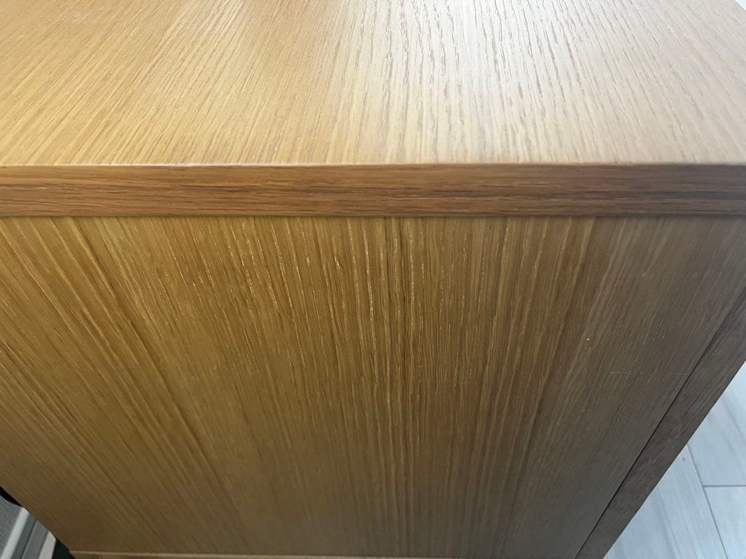 MUJI 無印良品 AVボード テレビ台 ローボード オーク材突板