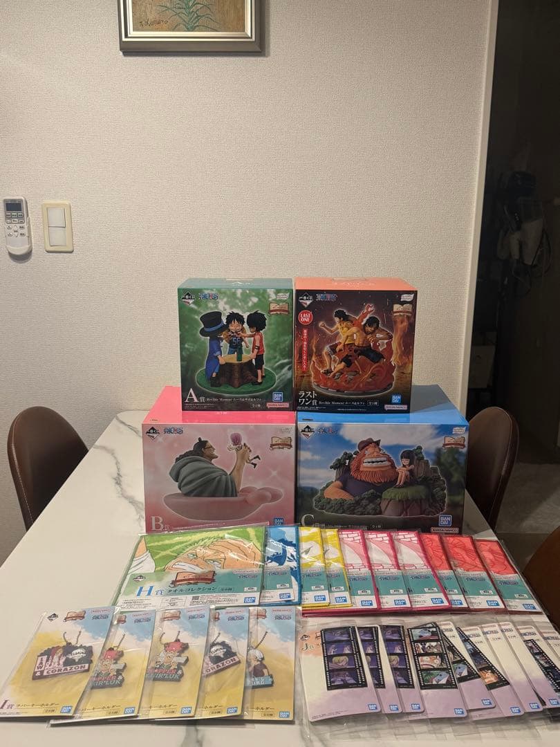 ワンピース フィギュアセットA、B、C、ラストワン、おまけ多数！