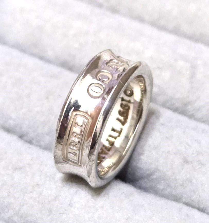 ティファニー　1837　SILVER925　シルバーリング　9号　42990