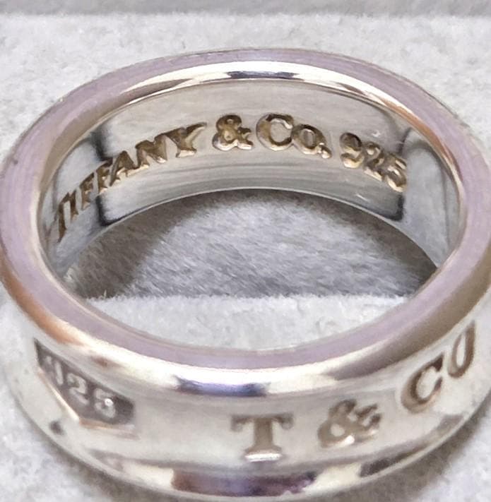 ティファニー　1837　SILVER925　シルバーリング　9号　42990