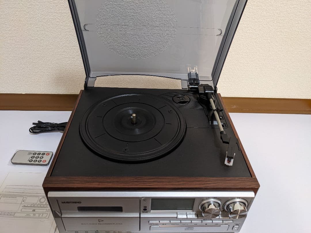 MUSITRENDレコードプレーヤーミュジックプレーヤー MT406