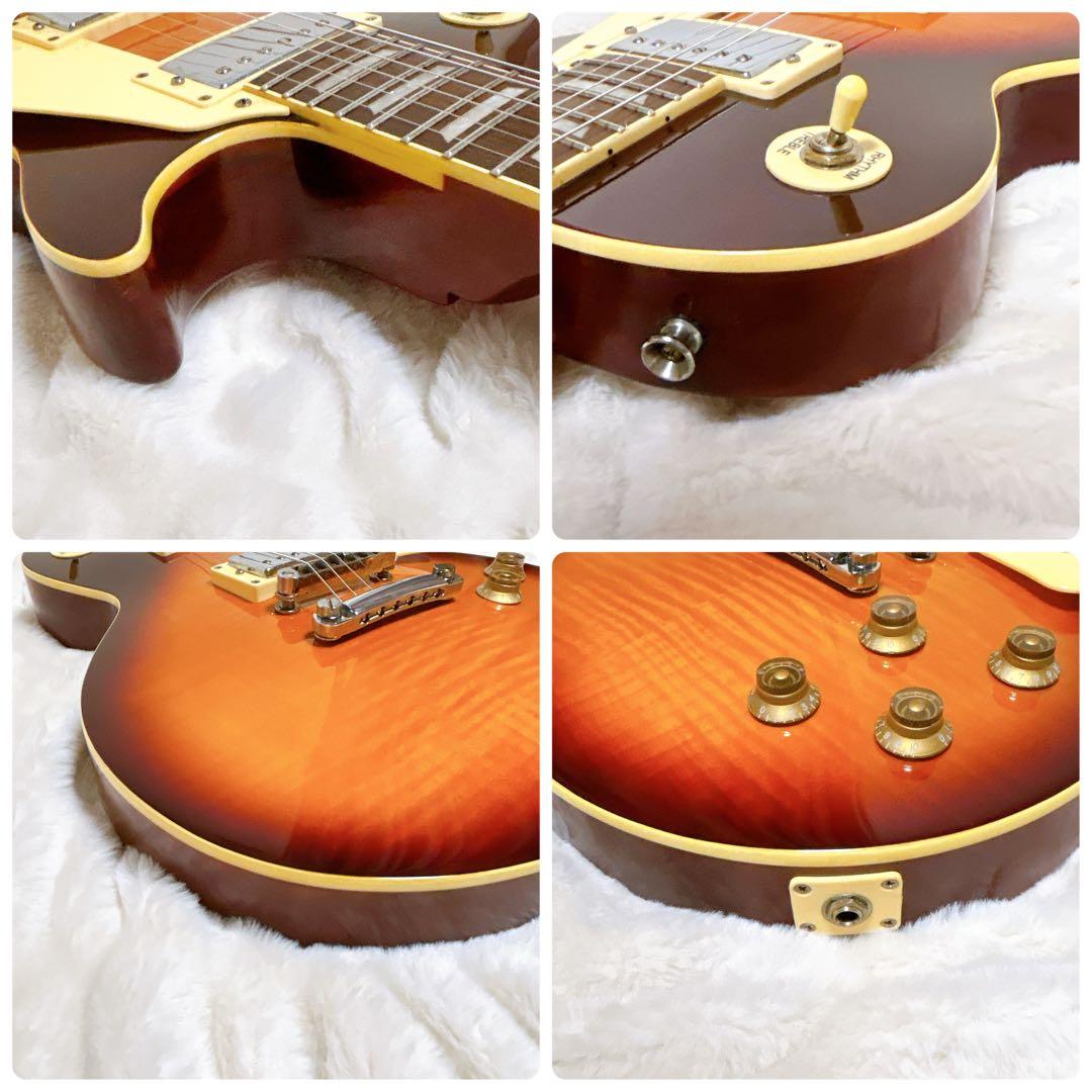 Blitz by AriaProII Leopard レスポール エレキギター