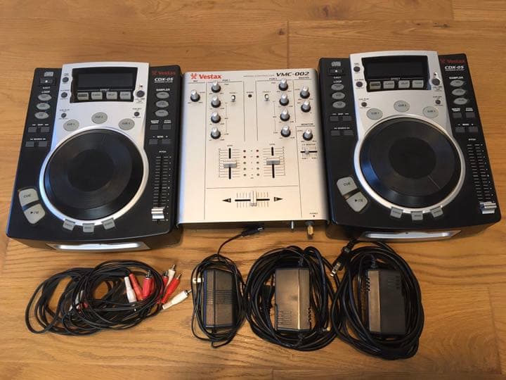 Vestax CD-J × 2台Vestax ミキサーセット
