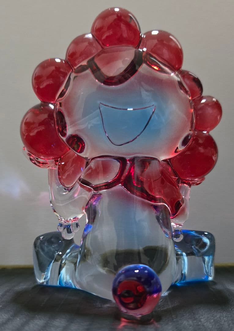 EXPO2025 ミャクミャク　クリアフィギュア / レッド×ブルー