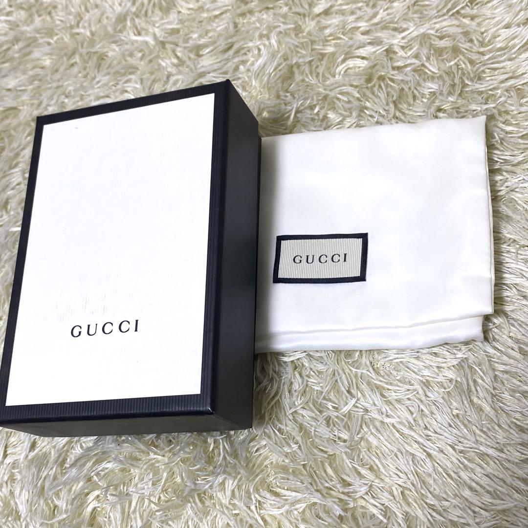 美品 ストーン完備✨ GUCCI グッチ チェリー 二つ折り財布 GG柄