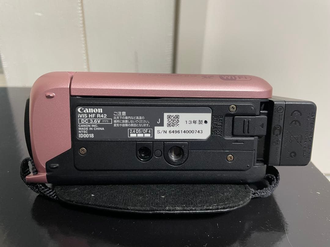 Canon ivis HF R42 ビデオカメラ ピンク - メルカリ