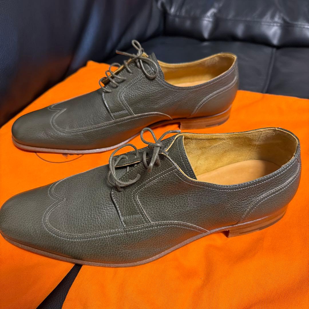 エルメス　HERMES 高級ウイングチップ　サイズ41.5 美品