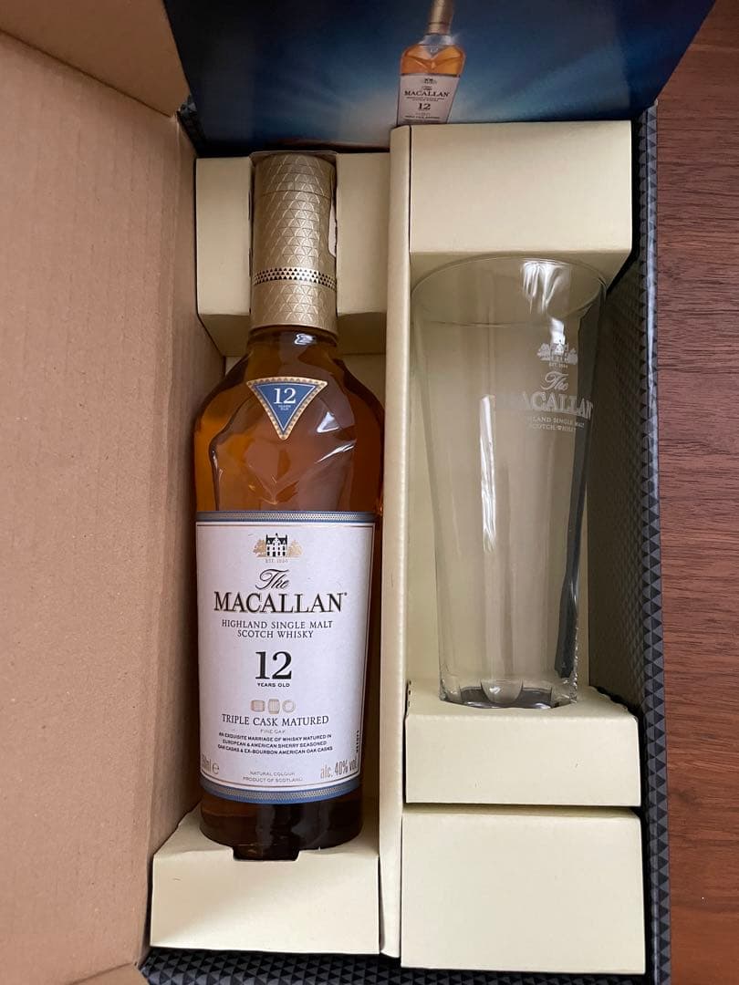 マッカラントリプルカスク350ml グラス付 ハイボールグラス ザ