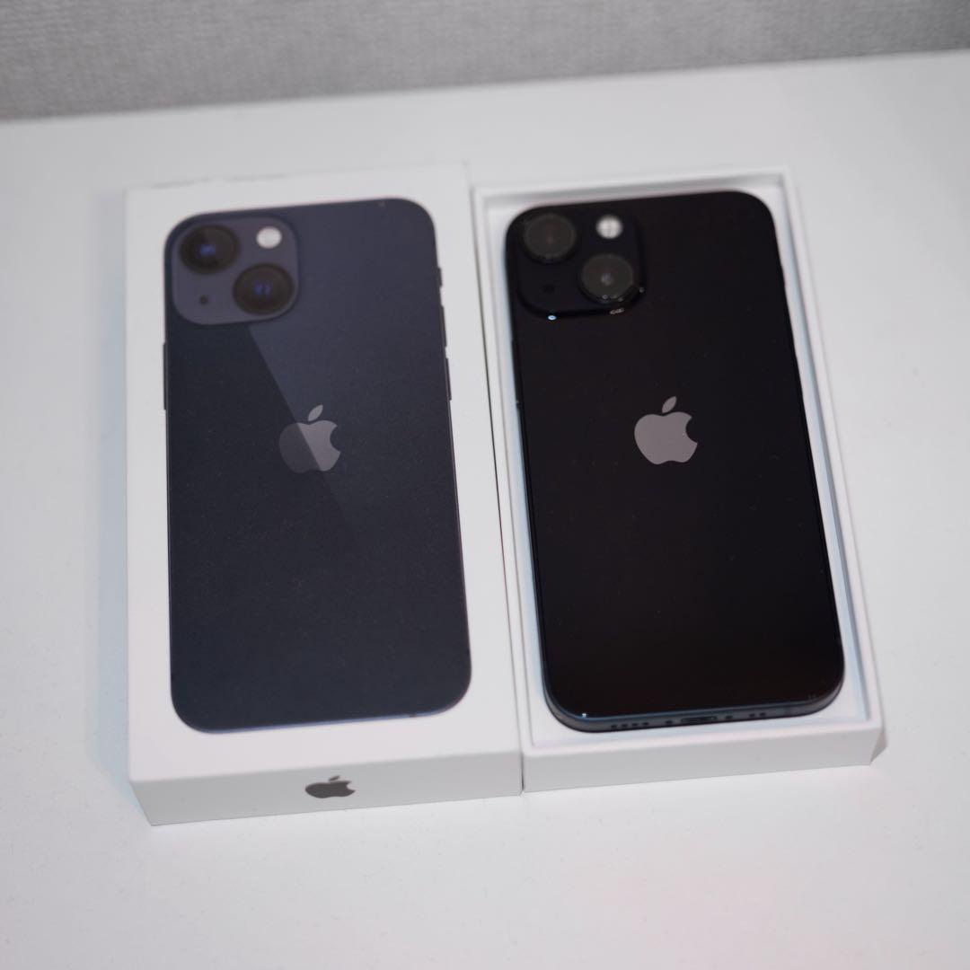 Apple iPhone 13mini ブラック 本体 元箱付き ミッドナイト iPhone 13