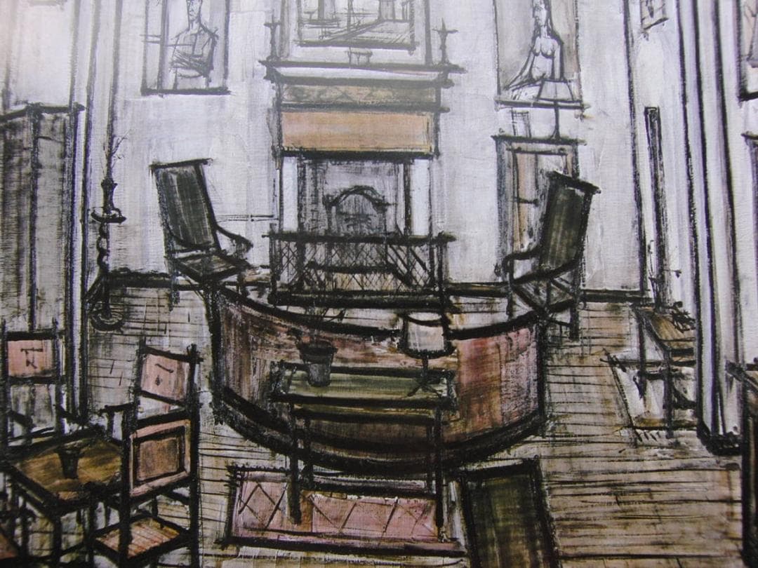 ベルナール・ビュッフェ、「Le salon de Manines」