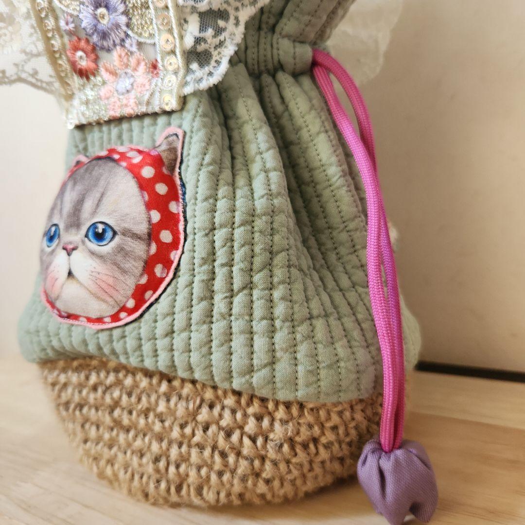 れ*ゃ様 コヤンイサムチョン　巾着バック　ハンドメイド