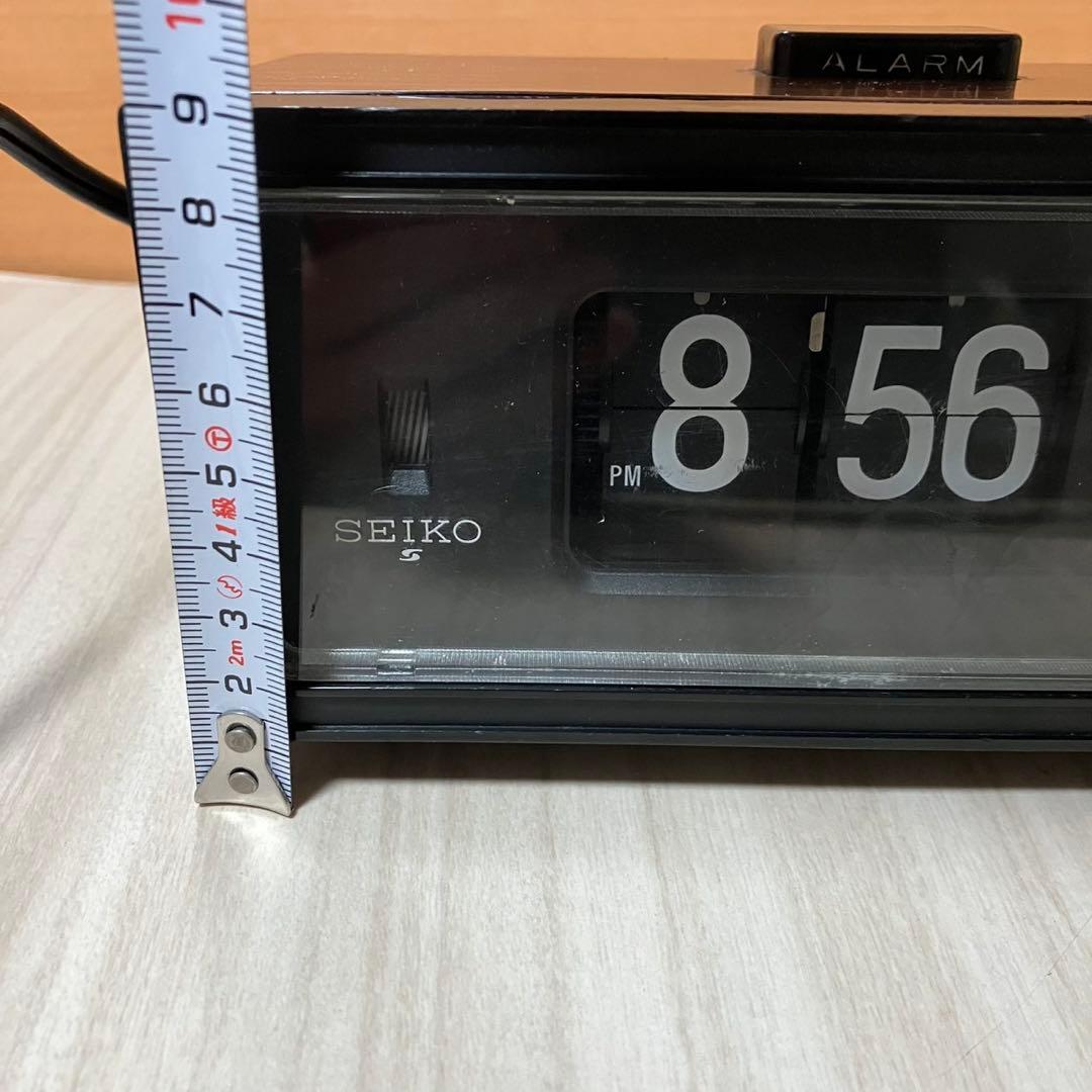 SEIKO DP674B パタパタ時計 木目調 昭和レトロ - メルカリ