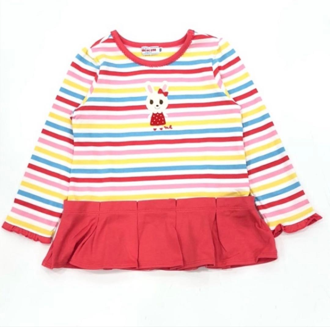 ミキハウス　ピンクトレーナー100cm