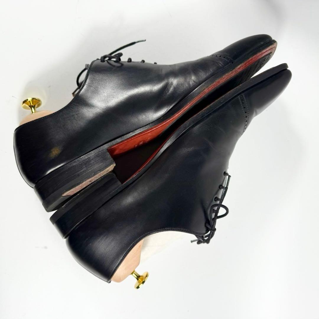 【美品】MAGNANNI マグナーニ　ホールカット（42）オパンケ製法　革靴　黒