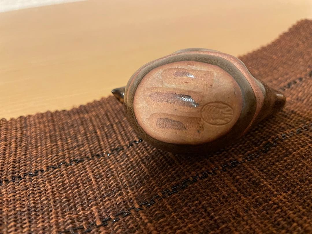 鉄釉 鳥形 香合 1客 銘入りの通販はau PAY マーケット - 輸入雑貨の