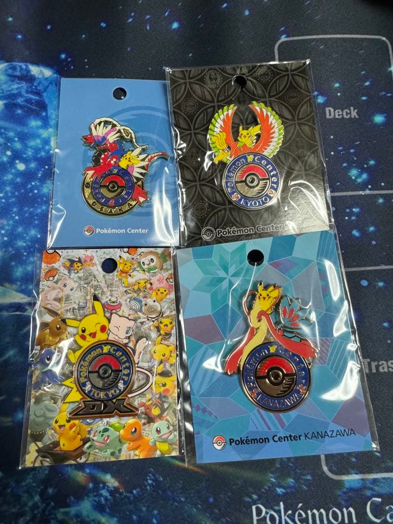ロゴピンズ ポケモンセンター キョウト ピンバッジ 4種セット