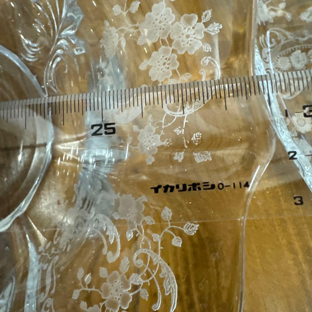 アメリカンアンティーク、フォストリア社 ロマンス レアな深皿 25cm