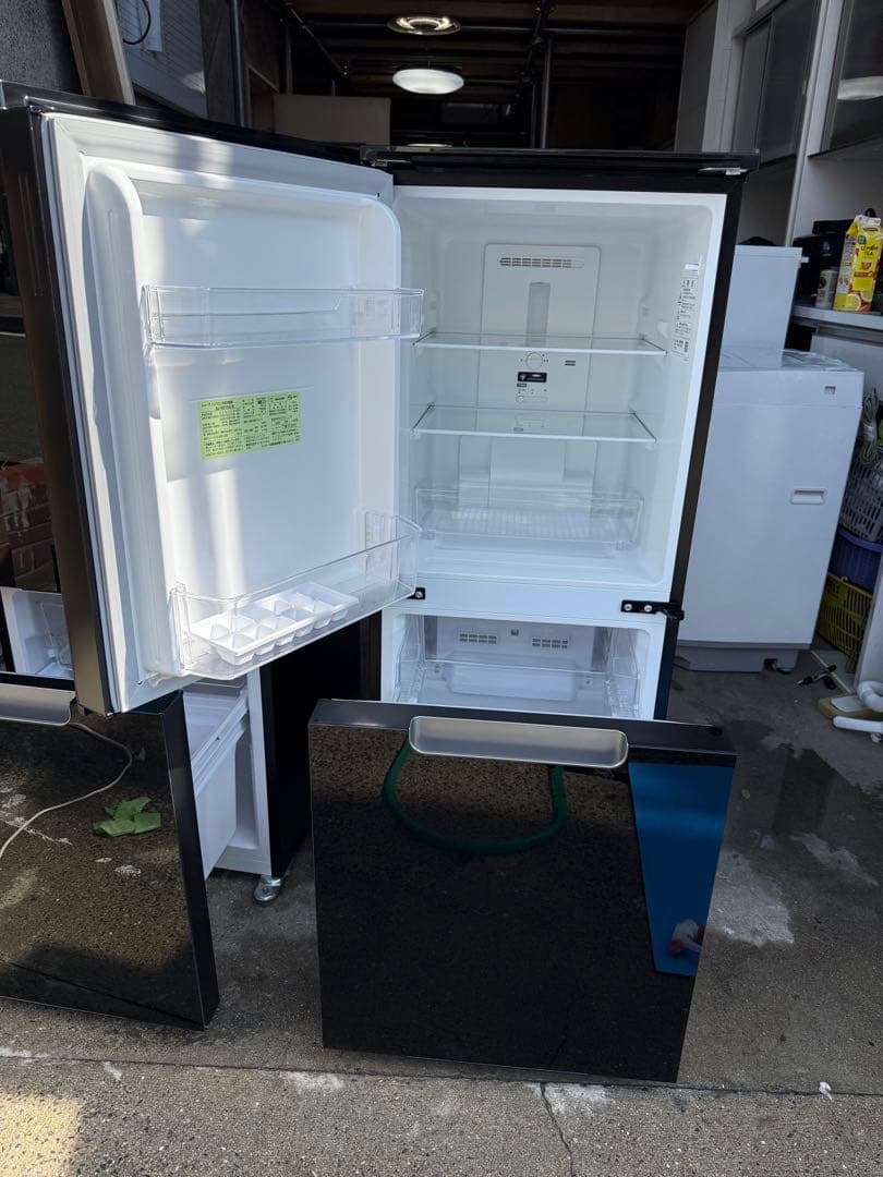 SHARP 2ドア冷蔵庫 黒