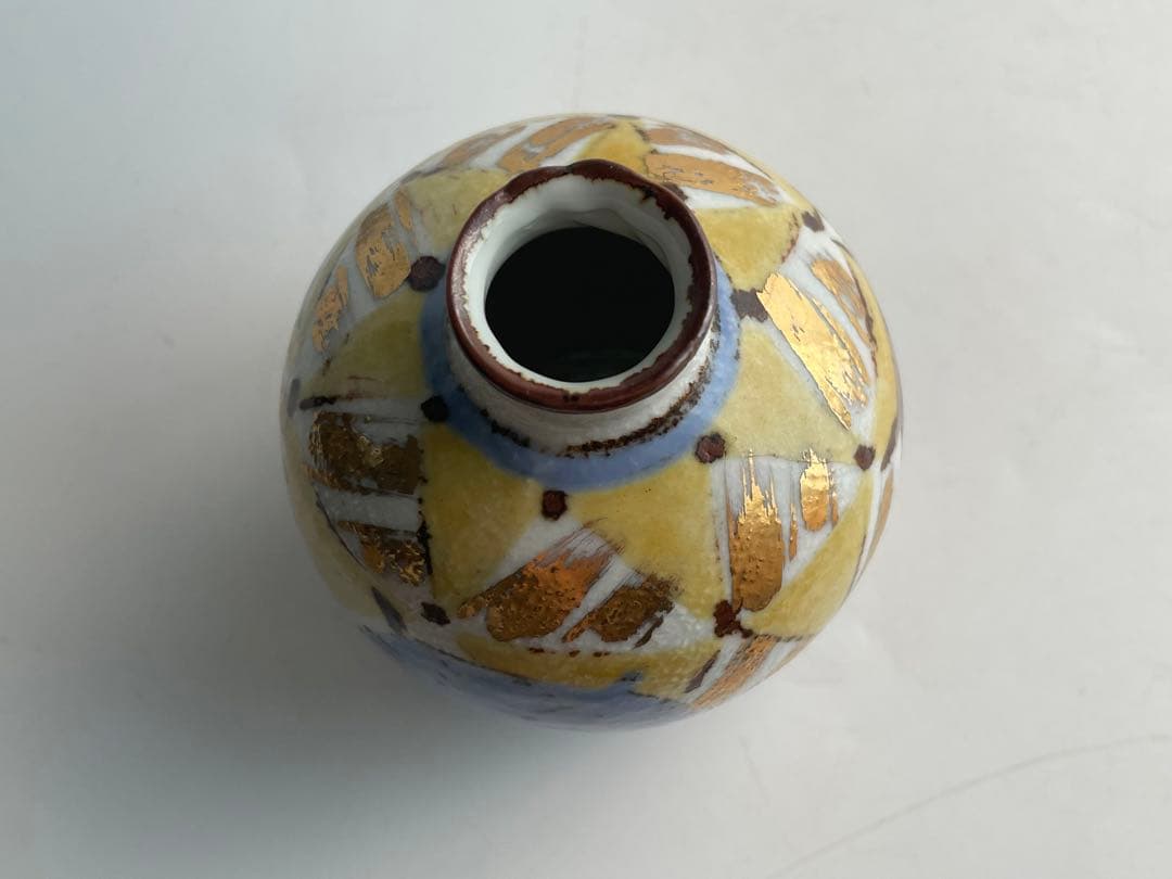 陶芸家 前田正博 色絵 金彩 ふくろう 酒器揃 徳利 ぐい呑 セット 酒器