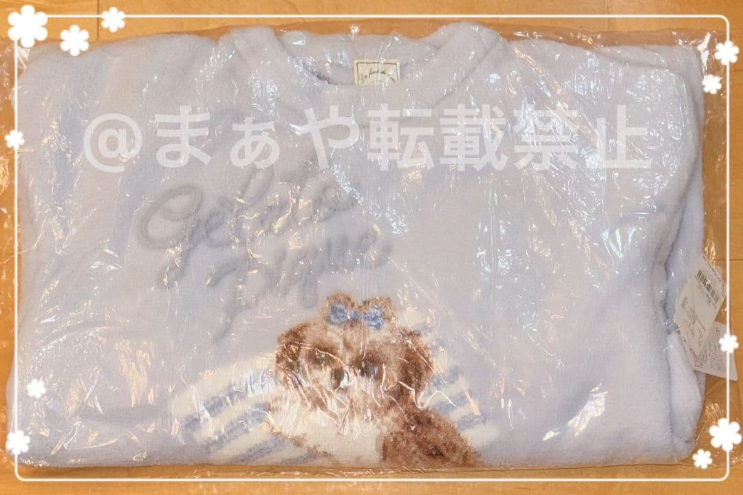 新品タグ付♥️ジェラピケ シーズージャガードワンピース BLU　ジェラートピケ