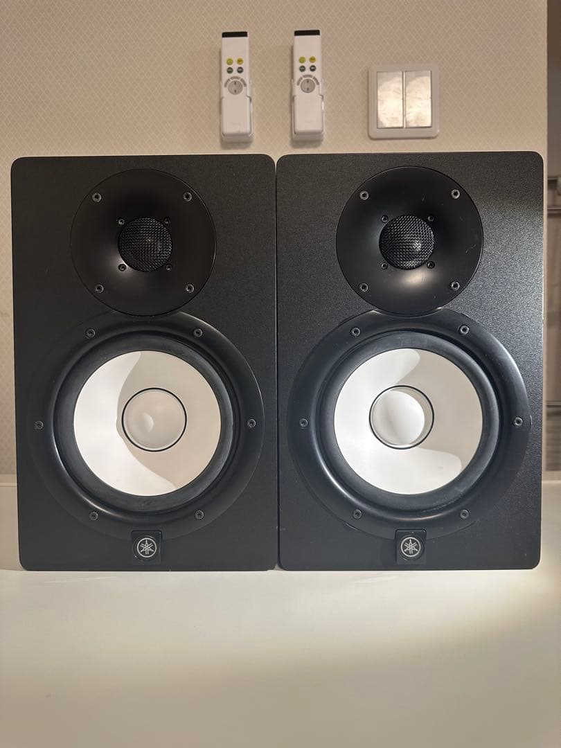 「B」Yamaha HS7 ブラックペア インシュレーター＆スタンド付き