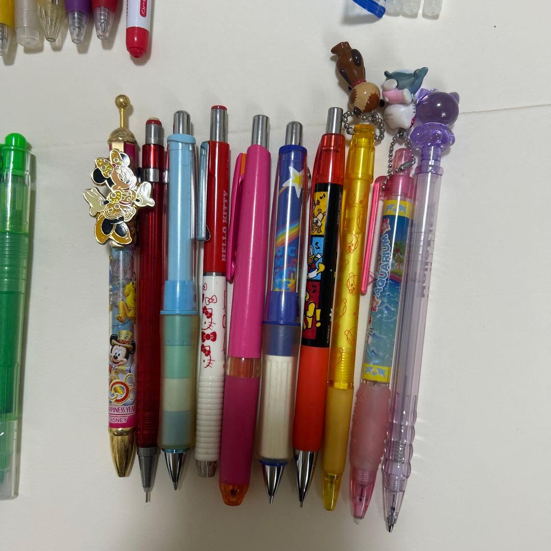 ボールペン カラーペン シャーペン 消しゴム 蛍光ペン 53点セット