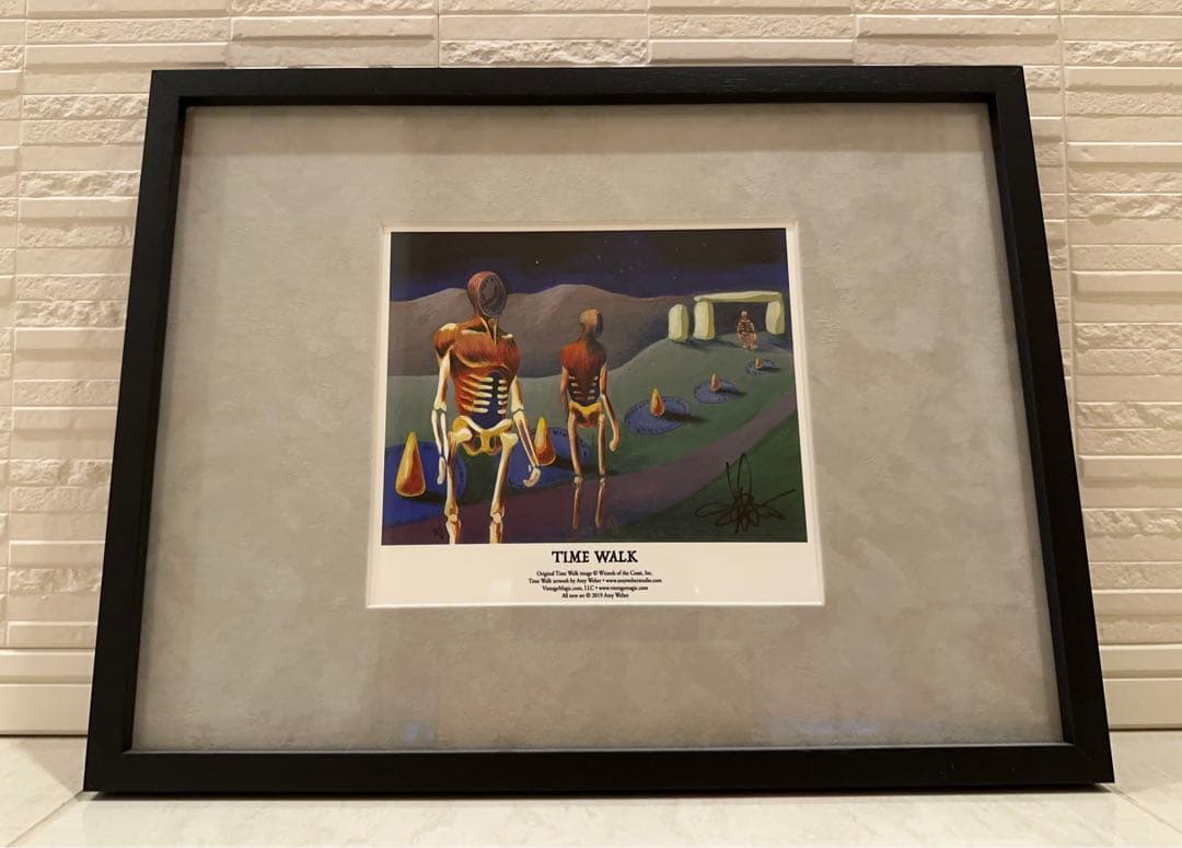 Time Walk/MTG直筆サイン入りアートプリント