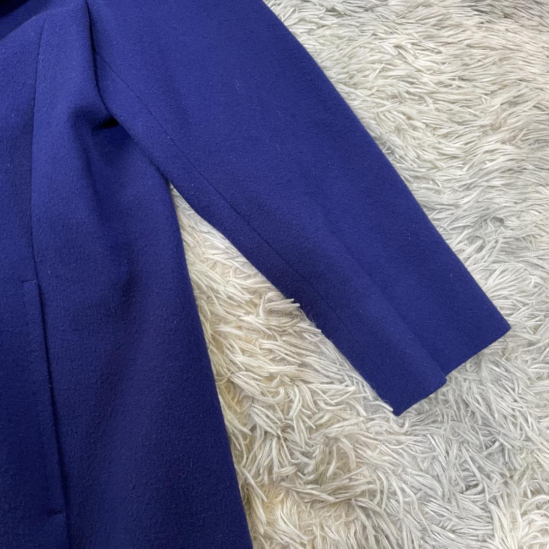 専用大きいサイズ XL 23区 ウール100 フード付きロングコート