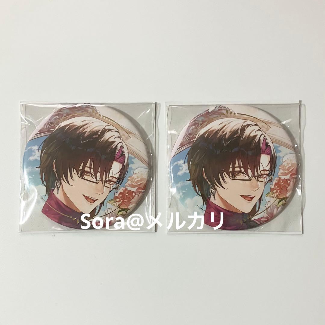 にじさんじ ヴェザリウス・バンテージ Vezalius 誕生日 箔押し缶バッジ