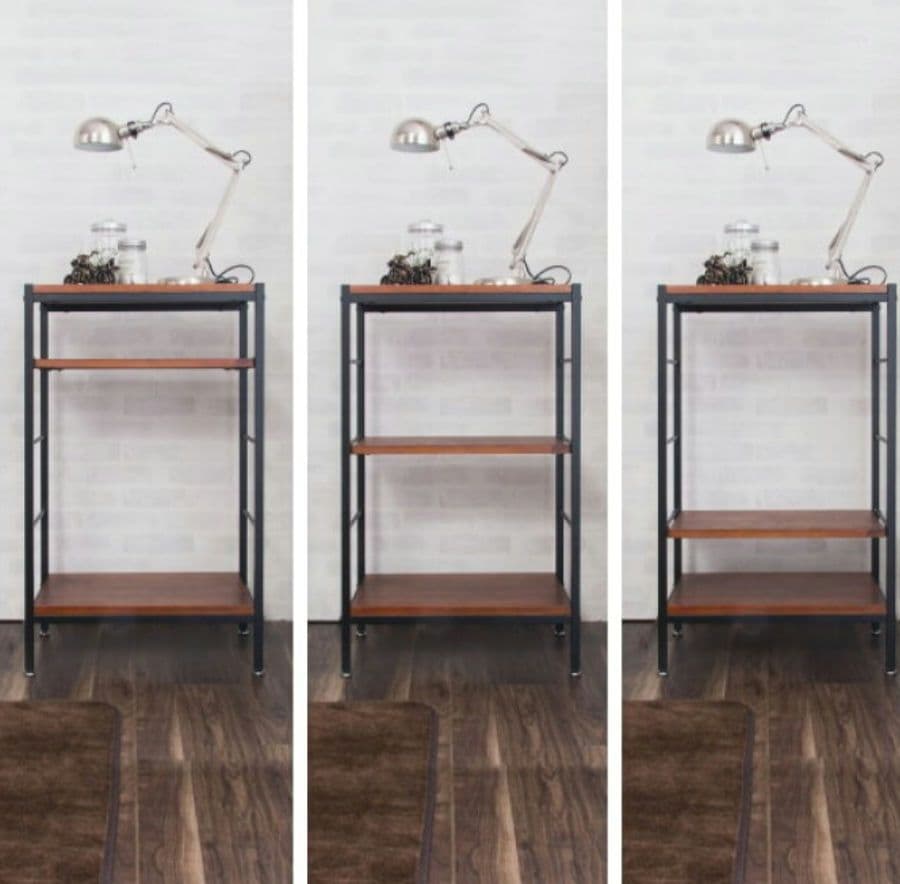 【フリッツ】天然木パイン材デスク ＋シェルフ