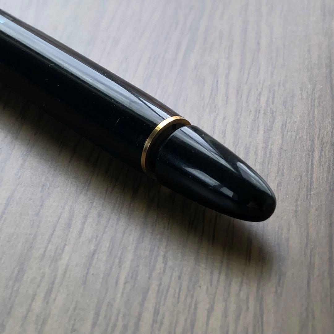 モンブラン 149 14C 中白 二段エボナイト芯 万年筆