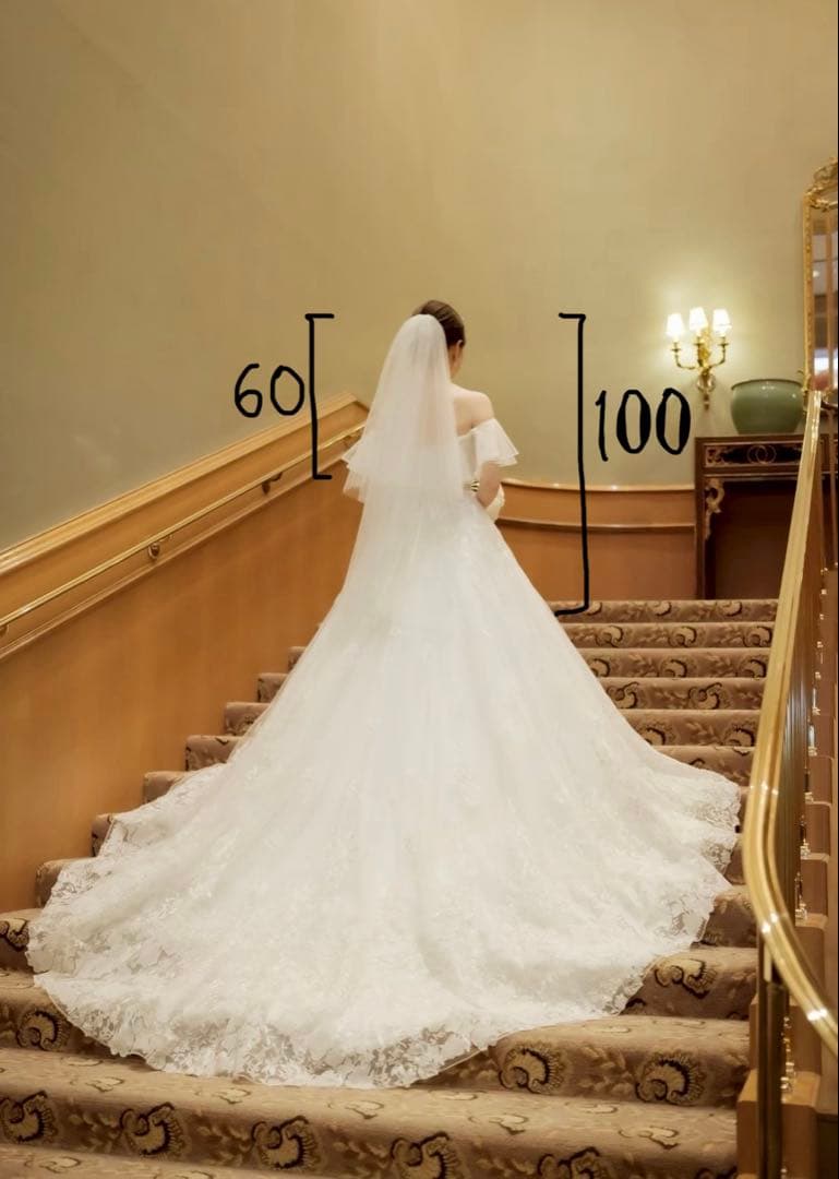 ゆーや　タカミブライダル　ウェディングベール　ラメ