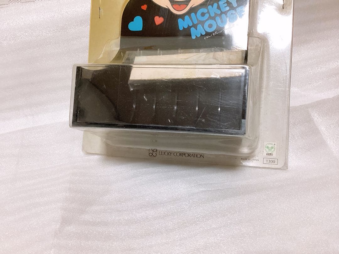 昭和レトロ ❤︎ミッキーマウス❤︎ カーカセットフォルダー 未使用・未開封 レア