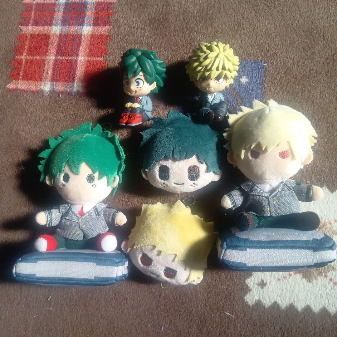 僕のヒーローアカデミア　緑谷　爆豪　エコバッグ付ぬいぐるみ　2点セット おまけ付 限定・希少品/メルカリ】僕のヒーローアカデミア緑谷出久と爆豪勝己の