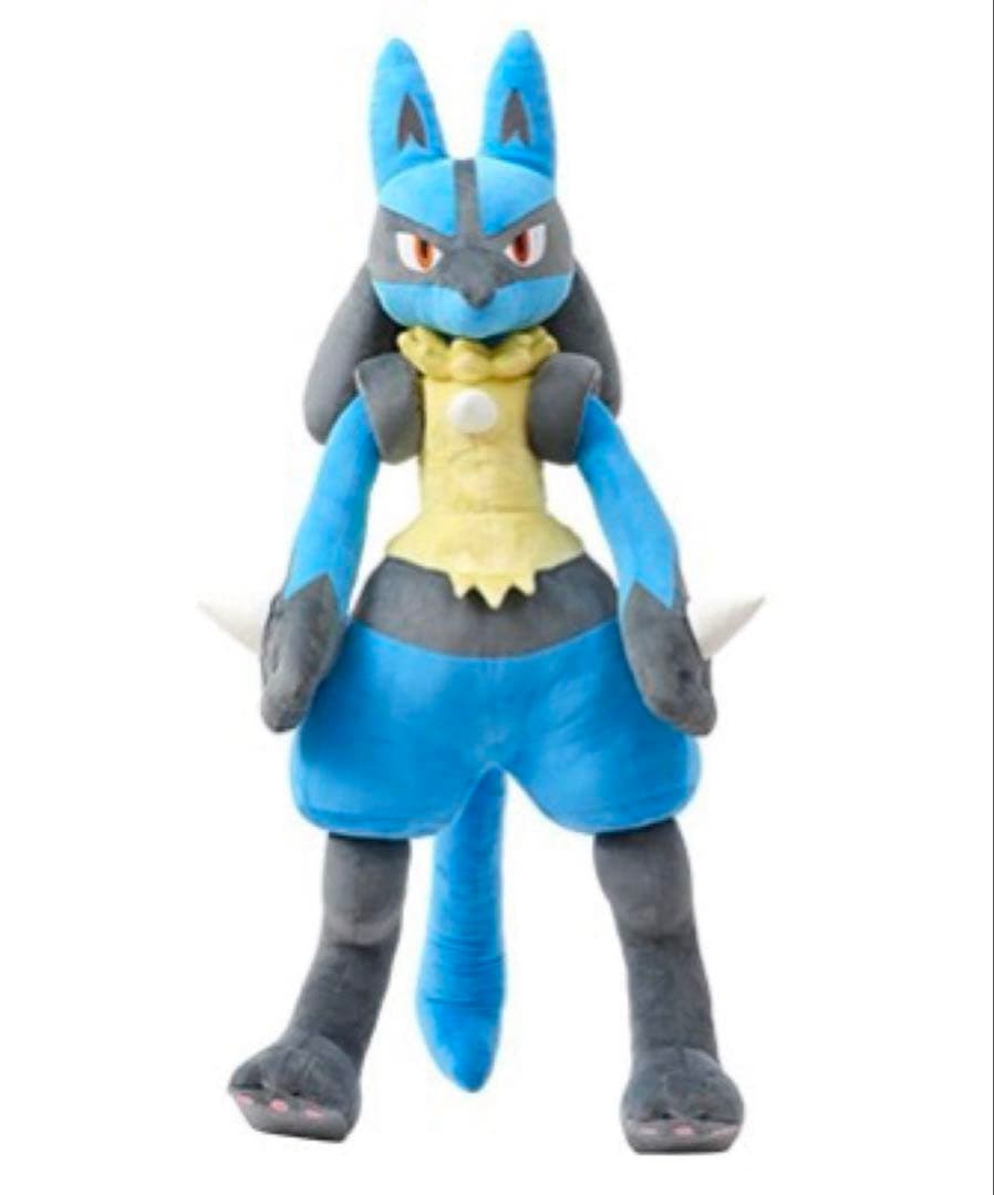 【新品未開封】即購入可　ポケモン等身大ルカリオぬいぐるみ　ポケセンオンライン限定 新品未開封】即購入可 ポケモン等身大ルカリオぬいぐるみ ポケセン