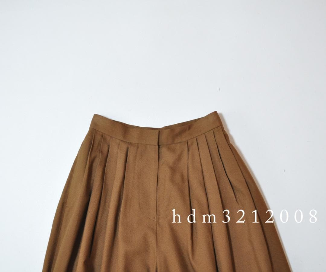 ミナペルホネン コットンシルクジョーゼットプリーツキュロット